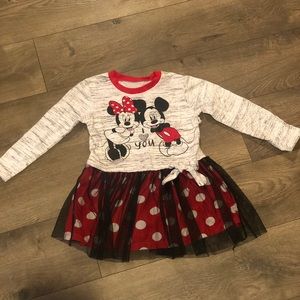 Cute Minnie and Mickey dress, like new!